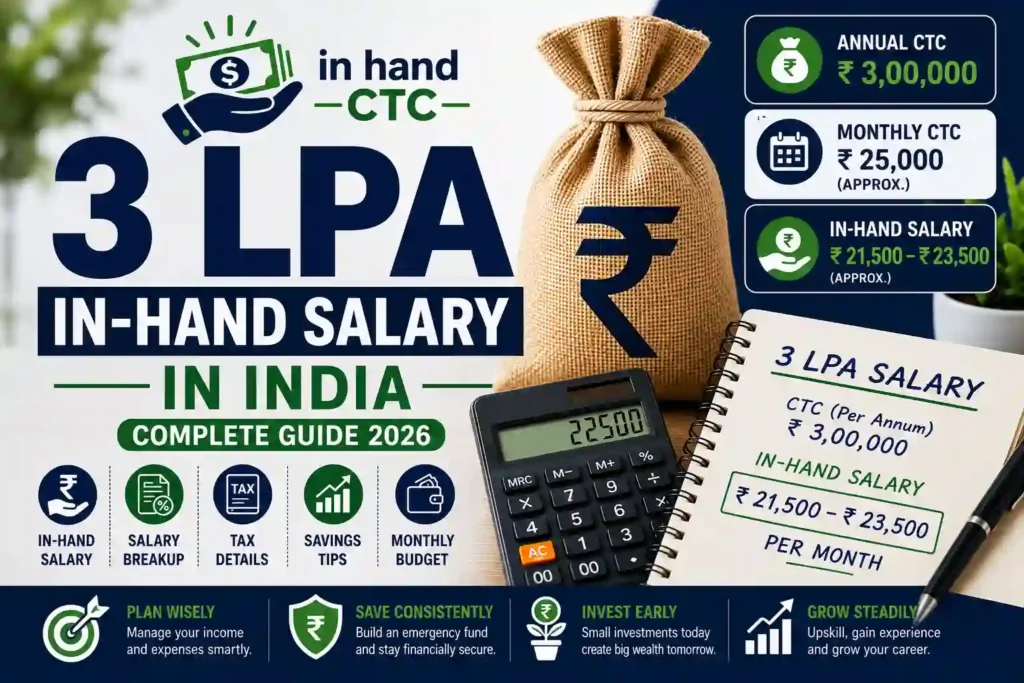 3 LPA In-Hand Salary