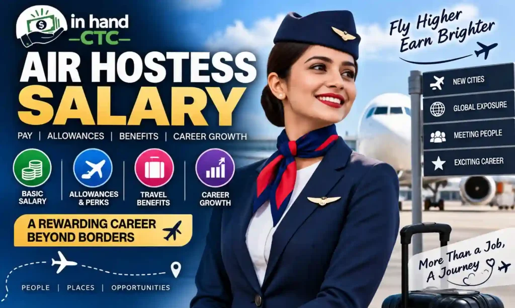 Air Hostess Salary in India